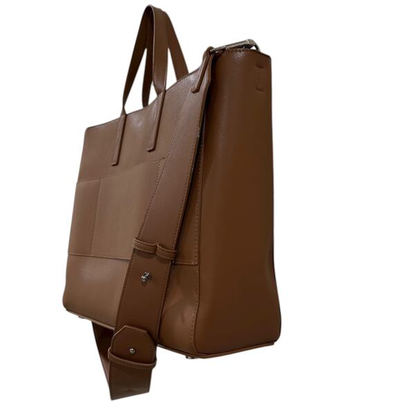 Calpak Haven 16" Laptop Tote Bag in Toffee - Picture 8 of 13